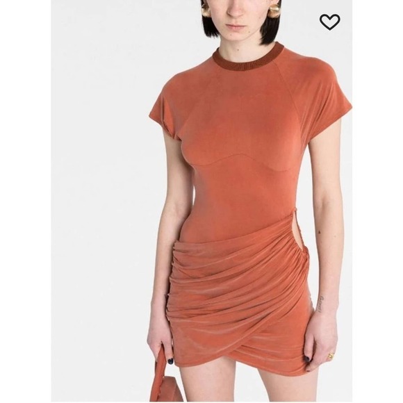 Jacquemus Rust Mini Dress - Picture 7 of 16